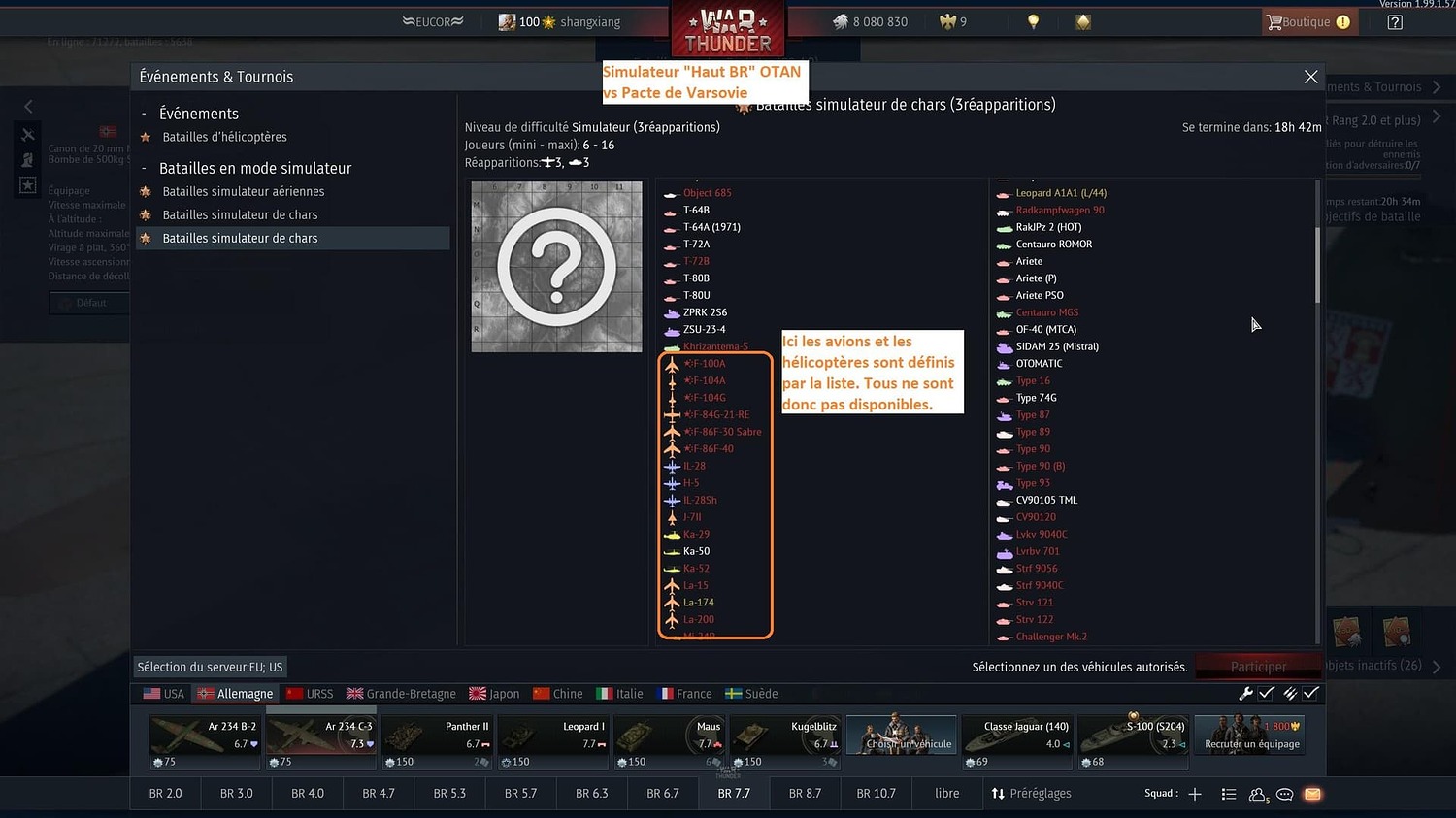 The Matchmaking and vehicles ranks - F.A.Q and Tutorials - War Thunder ...