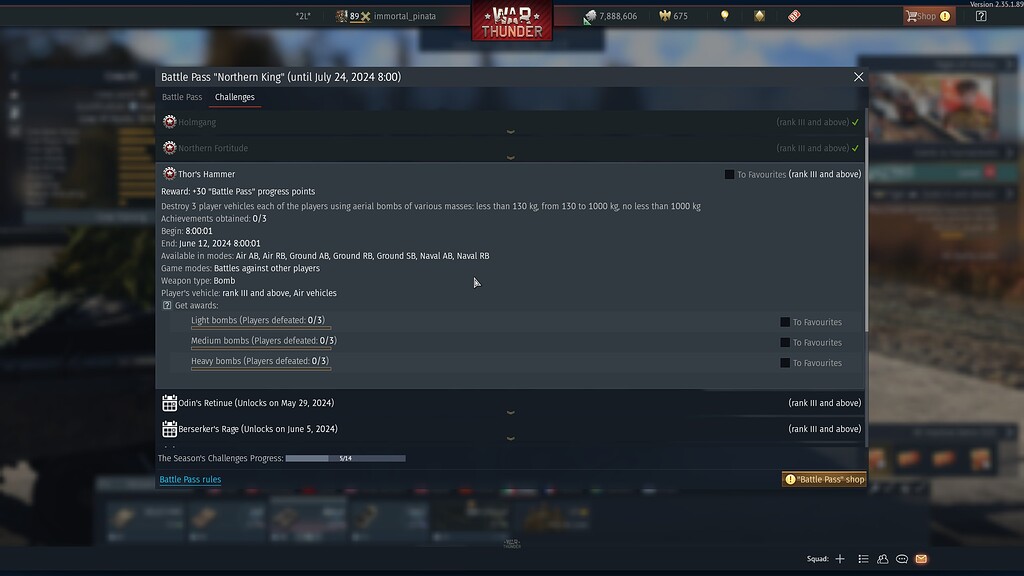 Thor's Hammer Challenge not counting kills The Academy Players