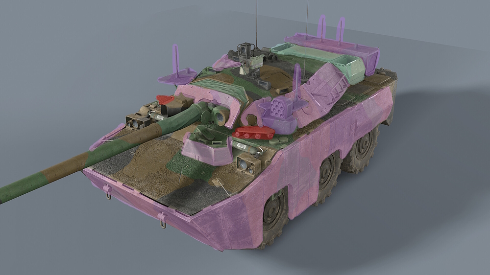 modif visuelle amx-10SEPAR painted