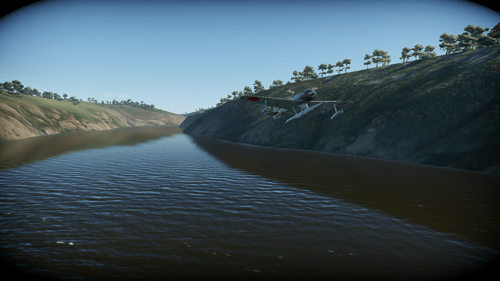 A6M2-N river take-off