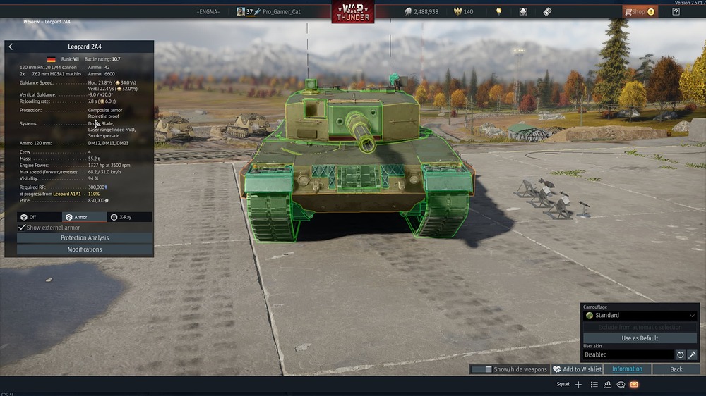 Guidence speed for L2A4