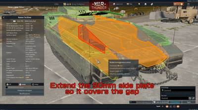 extend the 50mm side plate