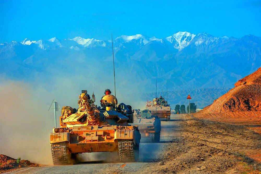 A ZTZ59D from the 39th Combined-Arms Brigade, 77th GA in January 2026