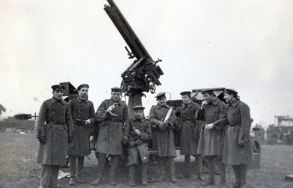 Raba VR of river guards in Hajmáskér during exercise 1933