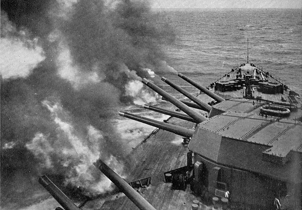 Rodney-Three-gun-turrets