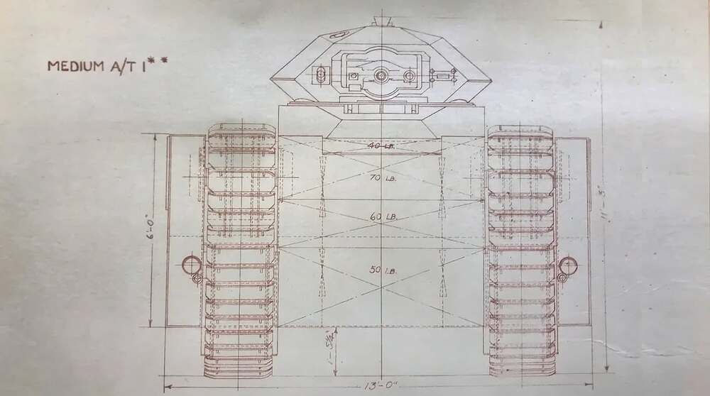 A_T-1 - British amphibious tank project from the 1940s.(JPG)_1