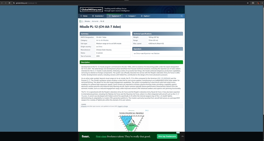 PL-12 _ CH-AA-7 Adze - Air-to-Air Missile - Google Chrome 3_16_2026 11_32_46 PM