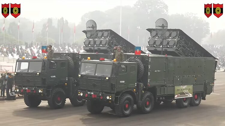 MRSAMs being shown during a parade