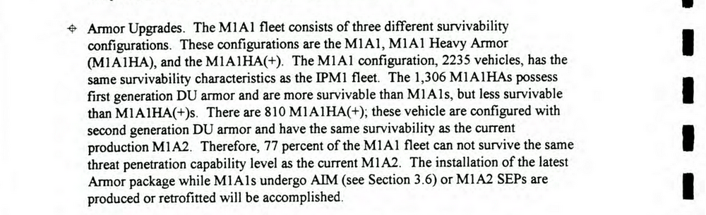 Tank Modernization Plan - Sept 1996