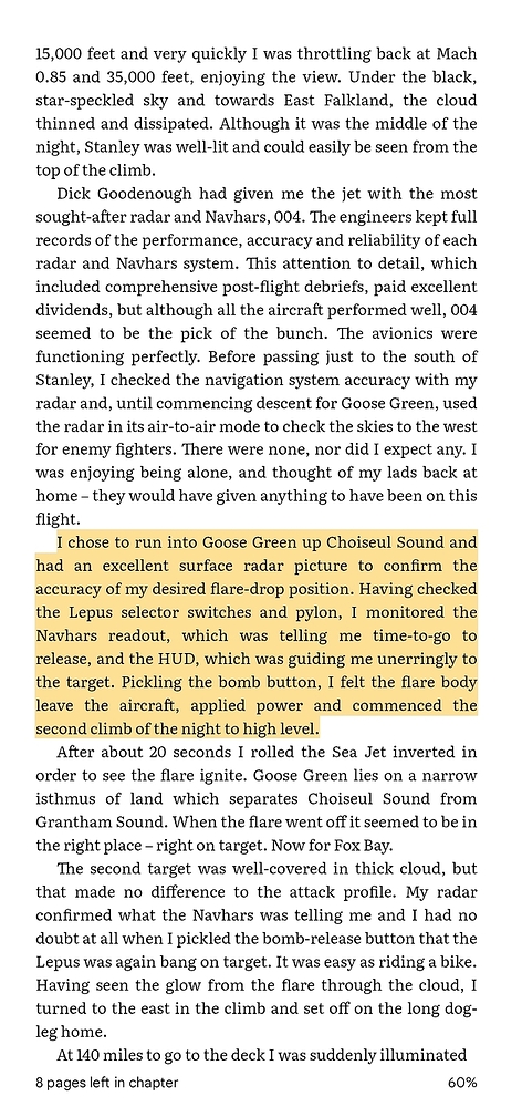Sea Harrier over the Falklands - NAVHARs