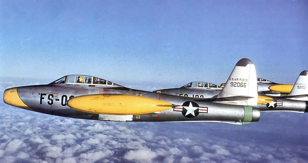 Republic_F-84E-1-RE_Thunderjet_49-2066