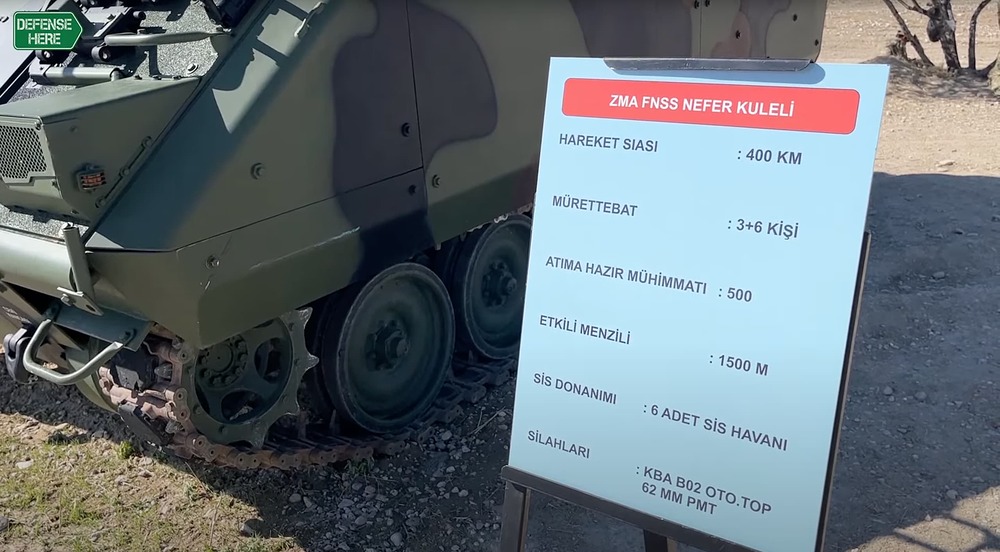 ZMA-15T1 Specifications Ateş Serbest 2023- 2
