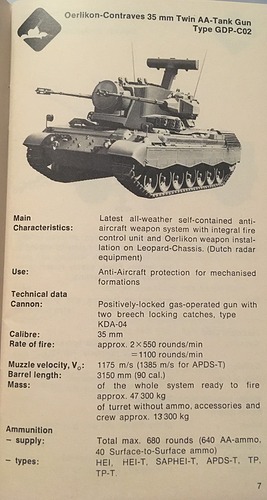 Oerlikon Military products for ground - sea - air - brochure 1980 p7