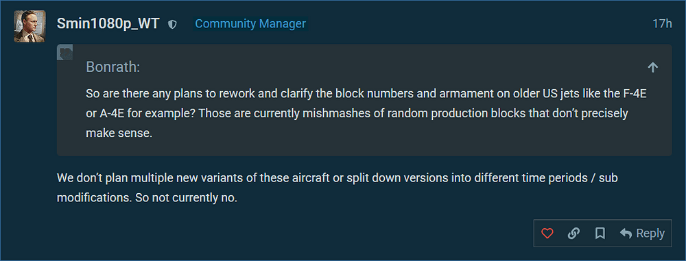 No A-4 or F-4 variants