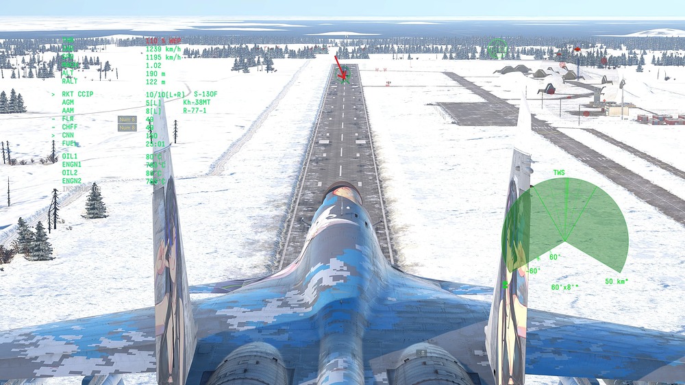 Plane sight for unguided