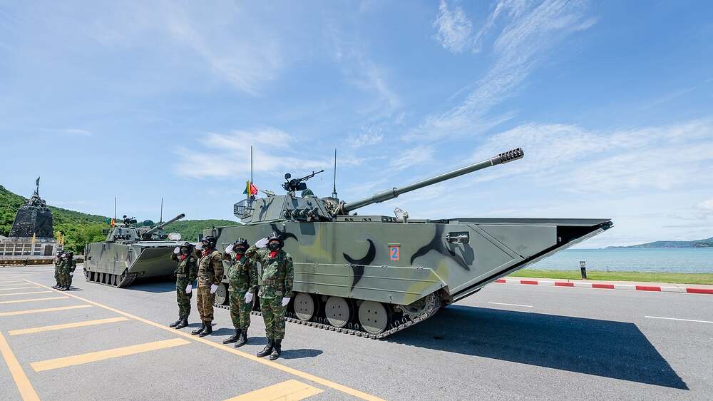 พิธีอำลาชีวิตการรับราชการ หน่วยบัญชาการนาวิกโยธิน ๒๕๖๔-7