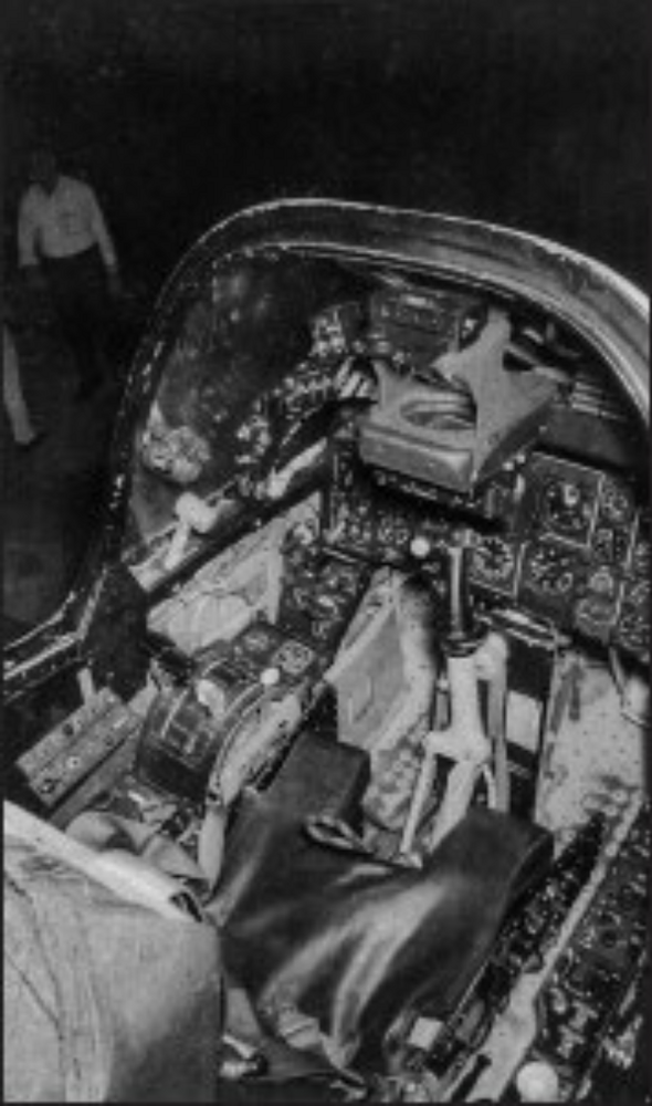 IA-58B cockpit with the Saab RGS-2 sight