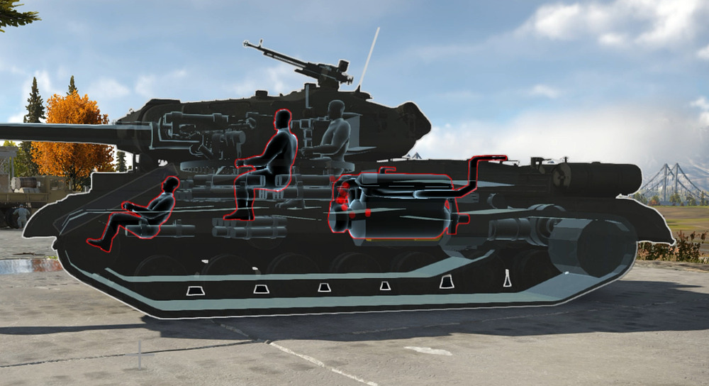 Damage dealt by 9M14 to IS-4M