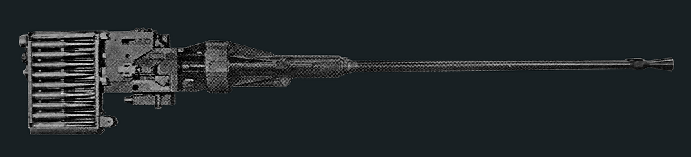 Oerlikon 35 mm KDE, side-view