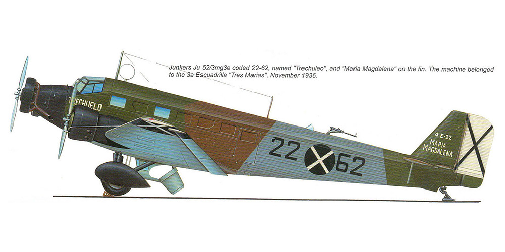 Ju-52/mg3e with folded turret