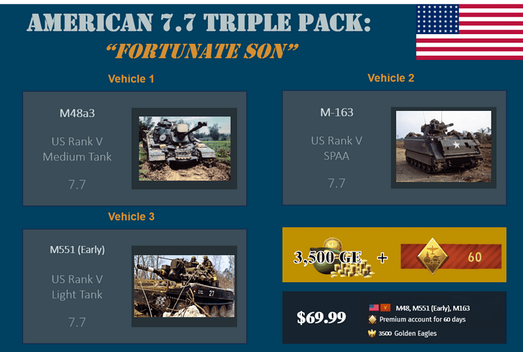 7.7 US Pack