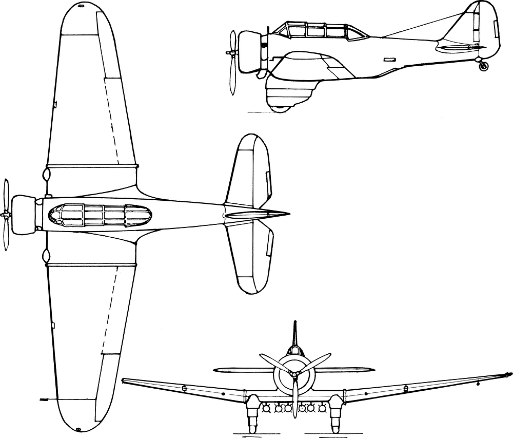 Northrop_Gamma_5B_3-view_MDC-Vol1p216