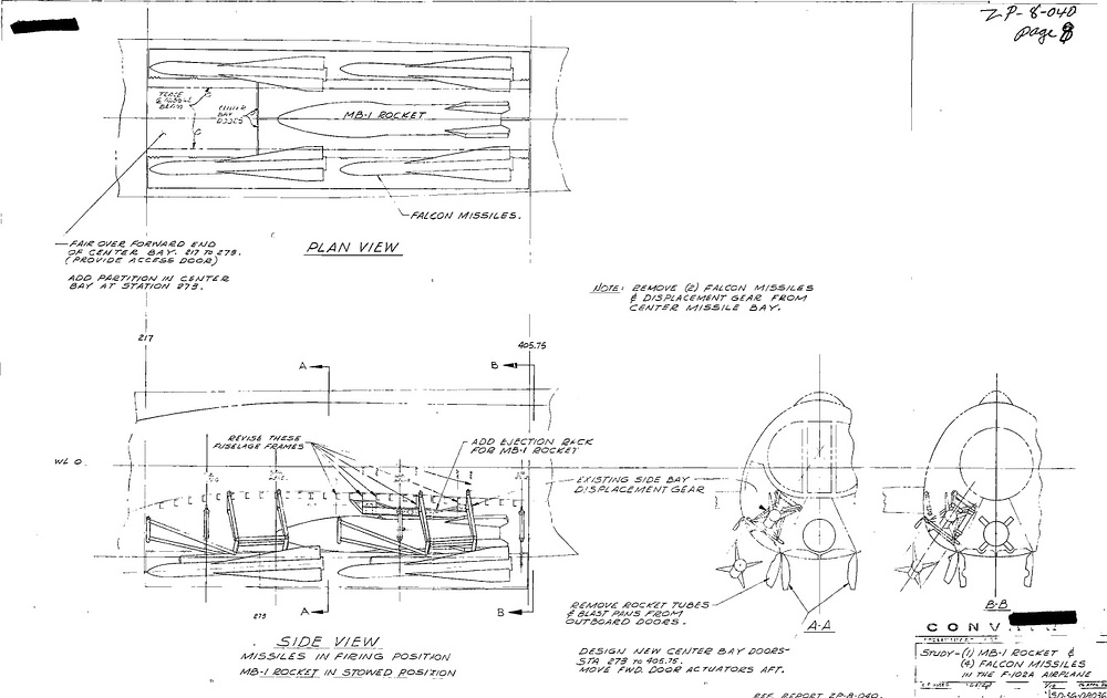 f102 weapon bay genie rocket