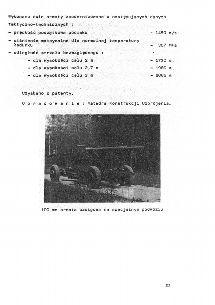 Modernizacja 100 mm Armaty Czołgowej (Ź - Przeglą Wybranych Prac Naukowo-Badawczych 1977-1981 WAT)(2)