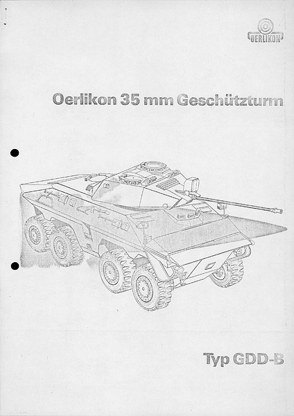 Oerlikon 35 mm Geschützturm Typ GDD-B cover
