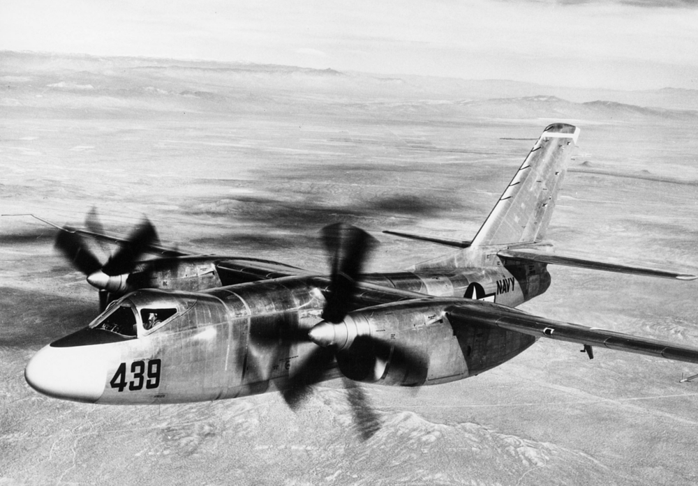 XA2J-1_Super_Savage_in_flight_1952