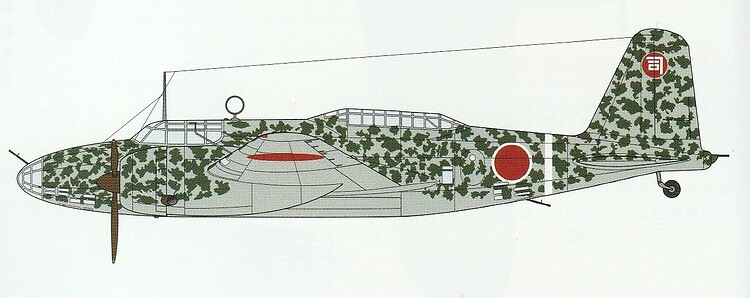 Art_Ki-21-II Ko_Dai 3 Kouku-gun Shirei-bu