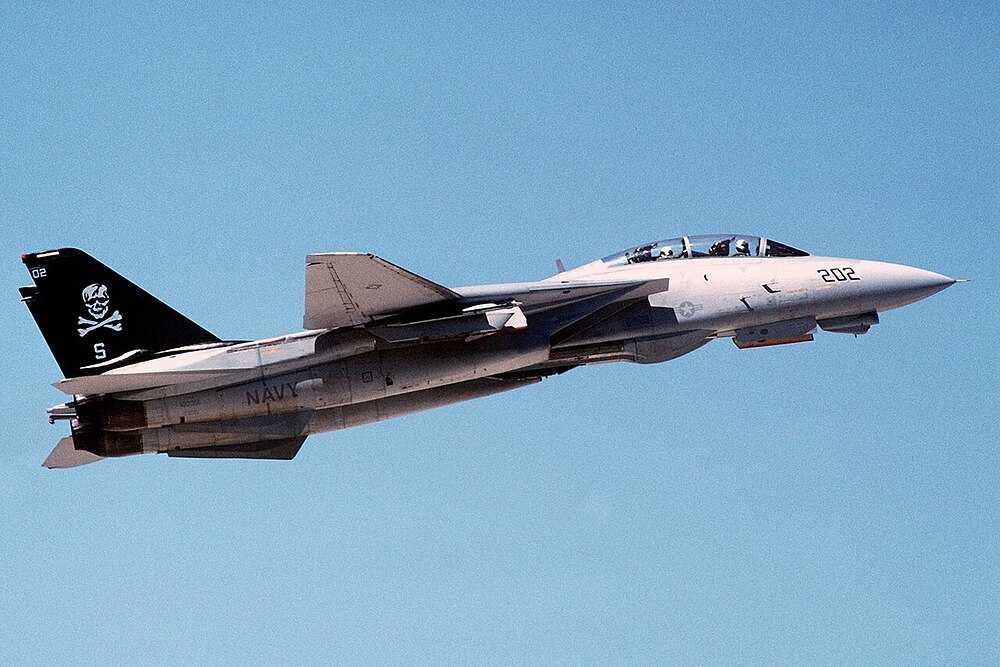F-14A_Tomcat_of_VF-84_taking_off_from_NAS_Oceana_1994