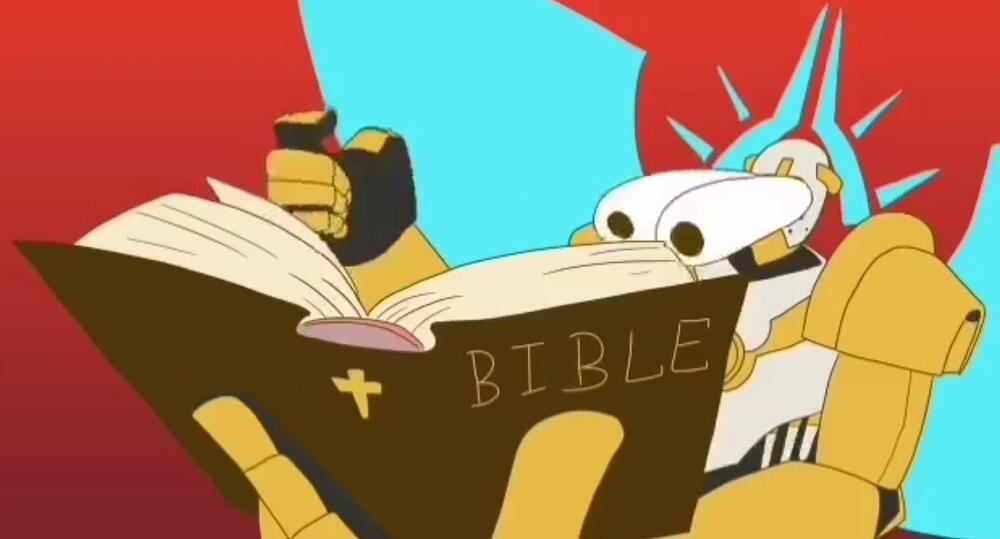 Gabriel Shocked Bible