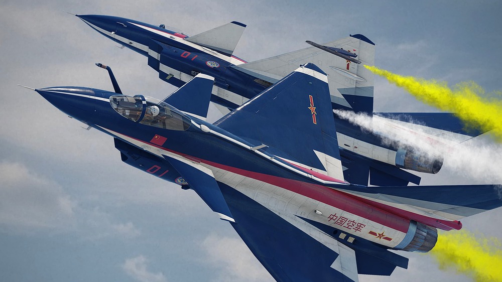 J10 2 Ships 八一飞行表演队