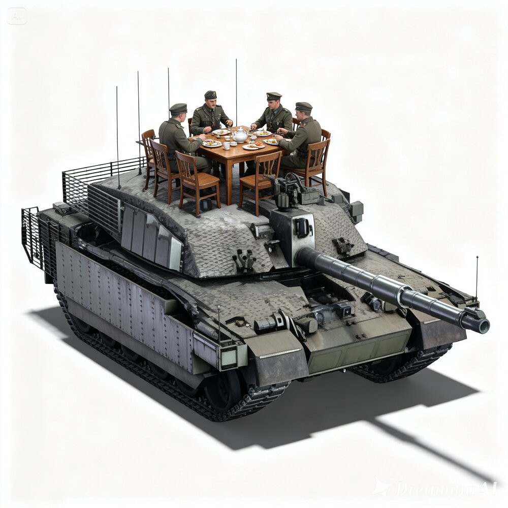 dreamina-2026-02-13-8885-Use the uploaded image, add a tea table ...