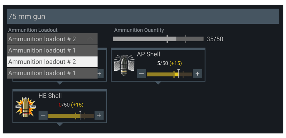 War Thunder Ground Improved Ammunition Selection 2
