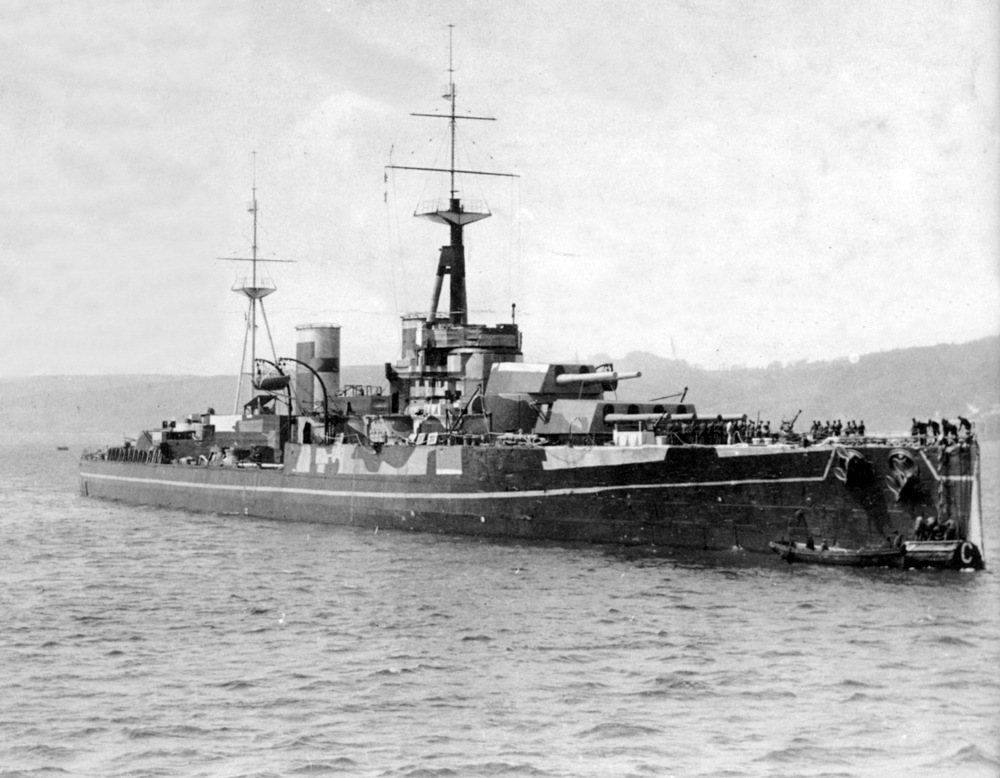 HMS Centurion pretending to be HMS Anson