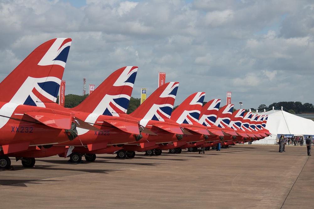 Red Arrows tail