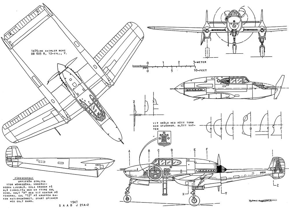 J21A-2 Ritning