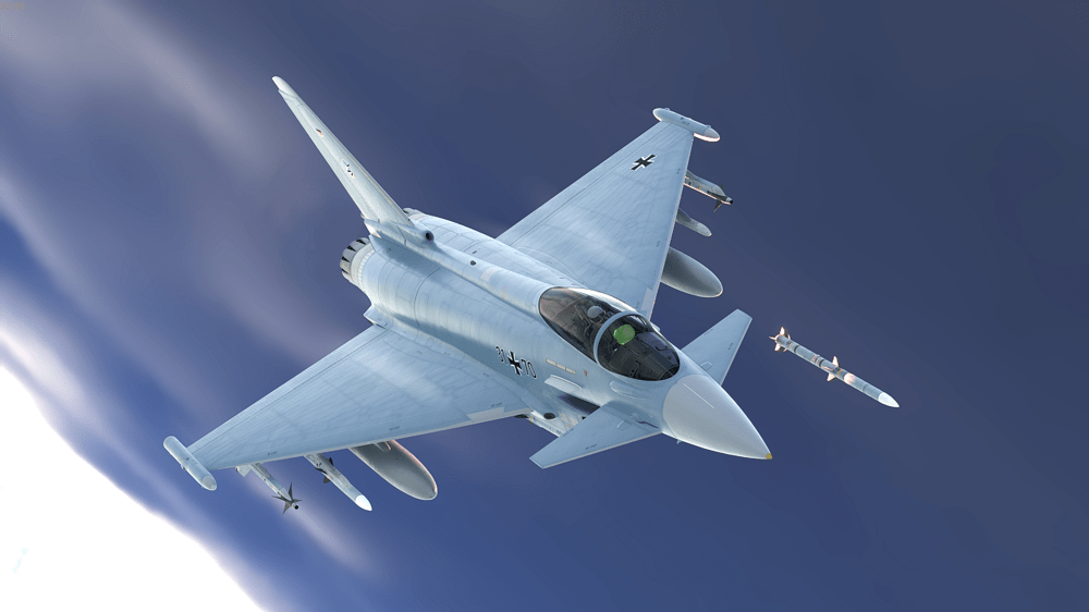 Eurofighter Typhoon Aim120C Launch