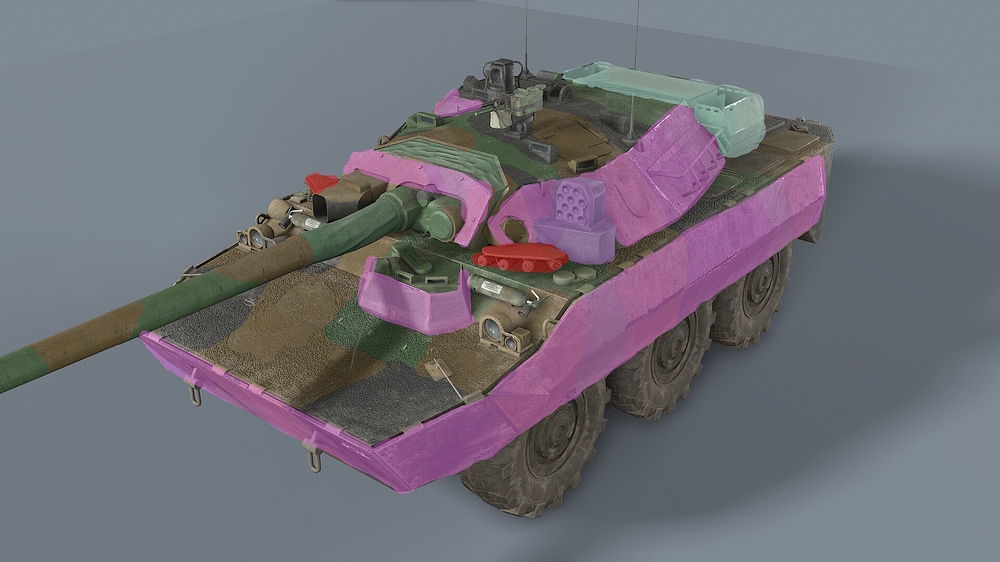 modif visuelle amx-10RCR painted