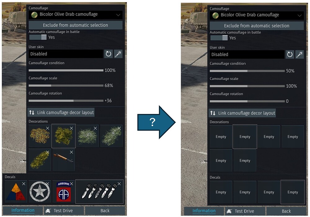 Reset cosmetics