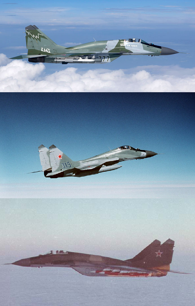 MiG-29 models