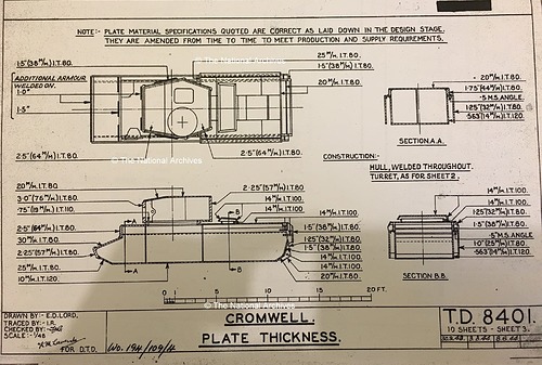 A27M Cromwell (Welded) Armor Layout