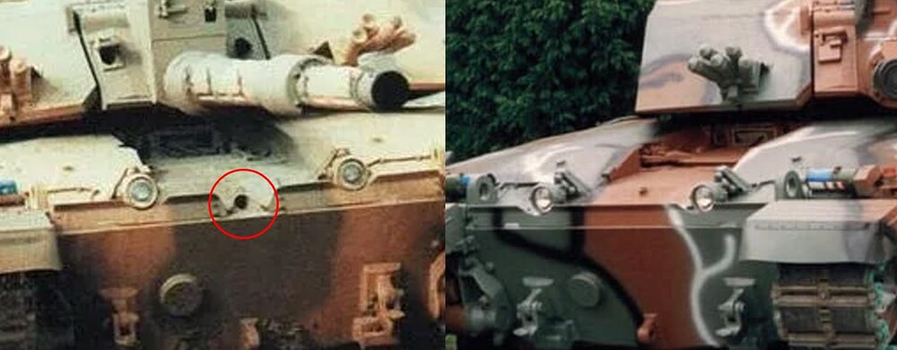 Early vs late Challenger 2E