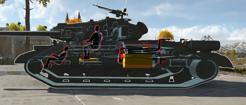 Damage dealt by 9M113 to IS-4M