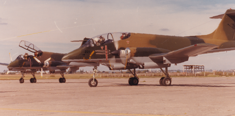Esquema del Sudeste Asiático, solicitado por Uruguay para su flota de IA-58A en 1980.