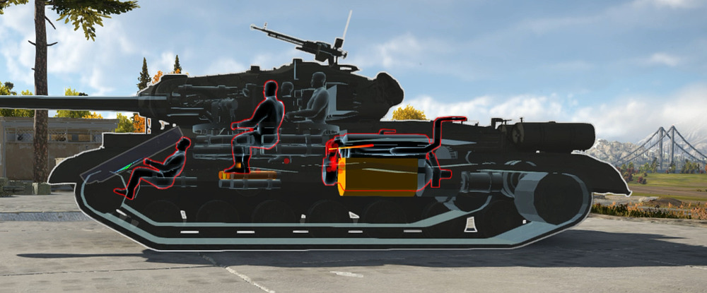 Damage dealt by ss.11 to IS-4M