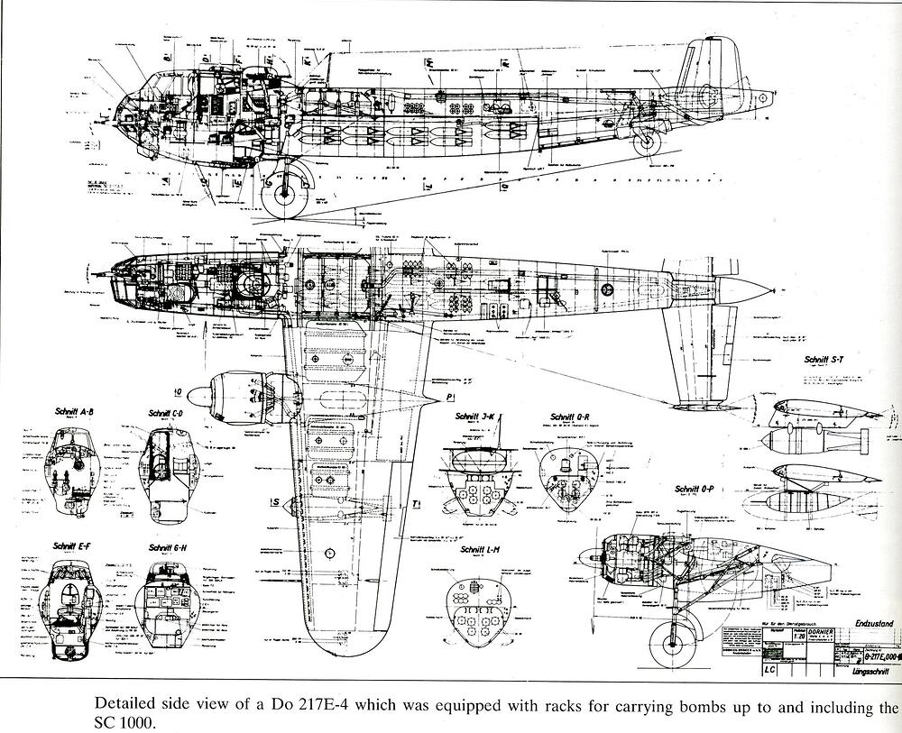 Do_217_E-4_Langsschnitt