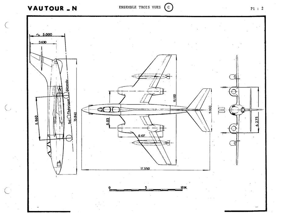 vautour_n ensemble trois vues C